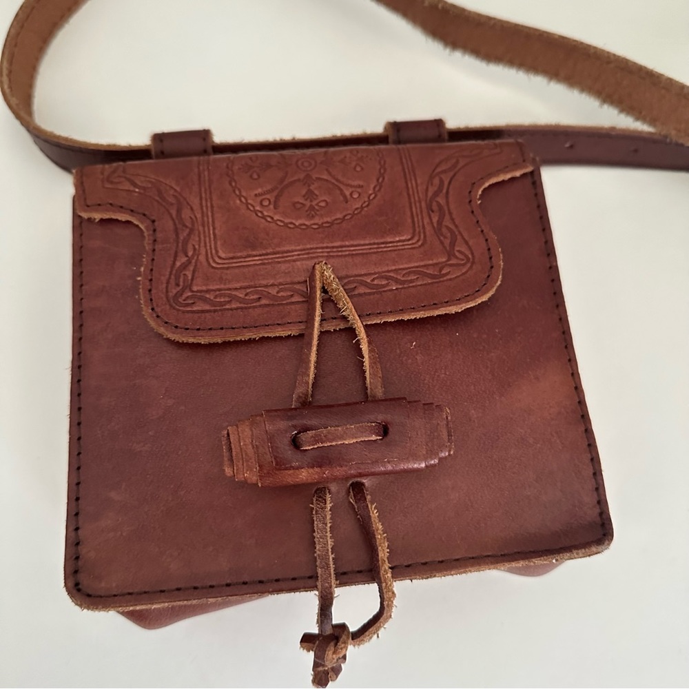 Zara Brown Leather Belt Bag - Picture 9 of 11